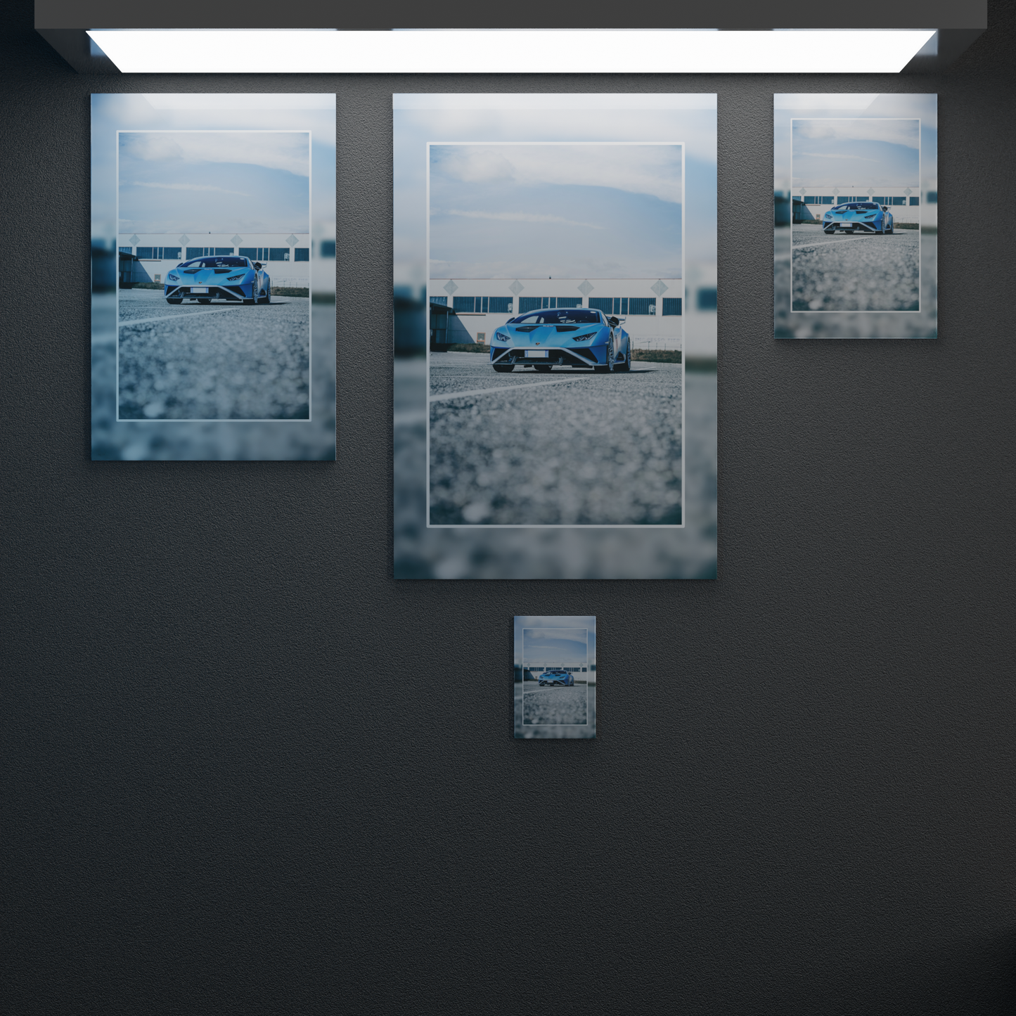 Lamborghini blau